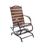 Cadeira De Balanço Naja Em Junco Com 4 Molas Adulta Para Jard