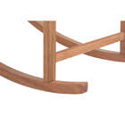 Cadeira De Balanço Para Varanda Vaivém - Castanheira E Tecido