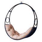 Cadeira De Balanço Suspenso Lua Nova Corda Náutica