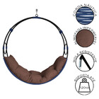 Cadeira De Balanço Suspenso Lua Nova Corda Náutica