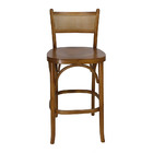 Cadeira De Bancada De Bar Bistrô Madeira Maciça Mariana