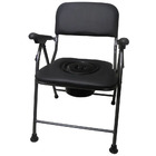 Cadeira De Banheiro Cadeirante Idoso Deficiente Vaso Aço Dobr