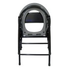 Cadeira De Banheiro Deficiente Cadeirante Idoso Aço Dobravel