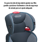 Cadeira De Carro Infantil 2 Em 1 Turbobooster Preto - Graco