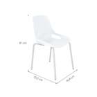 Cadeira De Cozinha Beau Branca