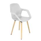 Cadeira De Cozinha Beau Com Braço Branca