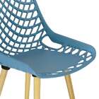 Cadeira De Cozinha Beau Design Azul