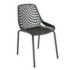 Cadeira De Cozinha Beau Design Preta