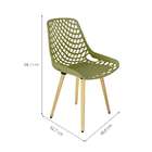 Cadeira De Cozinha Beau Design Verde