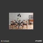 Cadeira De Cozinha Carina Estofada Madeira