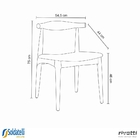 Cadeira De Cozinha Carina Estofada Madeira