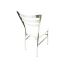 Cadeira De Cozinha Com Reforço Cromada Assento Grosso Branco