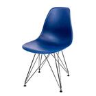 Cadeira De Cozinha Eames Azul Marinho
