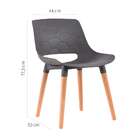 Cadeira De Cozinha Eliane Cinza