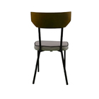 Cadeira De Cozinha Industrial New York Mel - Linho Cinza