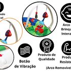 Cadeira De Descanso Bebe Acolchoado Com Vibração E Som Base C