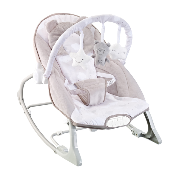 Cadeira De Descanso Bebê Musical Polar Bege 18kgs Maxi Baby