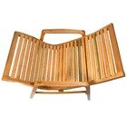 Cadeira De Descanso Em Madeira Maciça Inclinável Decorativa -