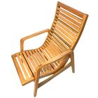 Cadeira De Descanso Em Madeira Maciça Inclinável Decorativa -