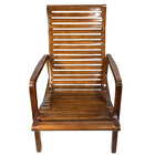 Cadeira De Descanso Em Madeira Maciça Inclinável Decorativa -