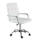 Cadeira De Escritório Analista Giratória Fitz Branca