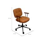 Cadeira De Escritório Ancara - Caramelo