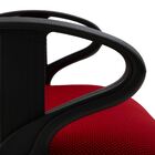 Cadeira De Escritório Base Giratória Ergonômica Cool Vermelho