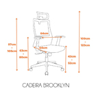 Cadeira De Escritório Brooklyn - Preto