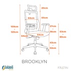 Cadeira De Escritório Brooklyn - Preto