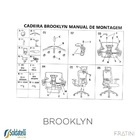 Cadeira De Escritório Brooklyn - Preto