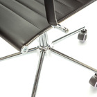 Cadeira De Escritório Charles Eames Esteirinha Baixa Preta