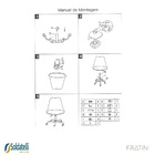 Cadeira De Escritório Chicago - Rosa