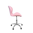 Cadeira De Escritório Com Base Giratória Estofada Slim Vegas