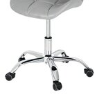 Cadeira De Escritório Com Base Giratória Estofada Slim Vegas