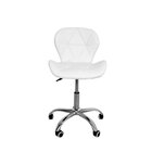 Cadeira De Escritório Com Base Giratória Estofada Slim Vegas