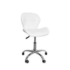 Cadeira De Escritório Com Base Giratória Estofada Slim Vegas