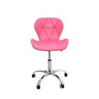 Cadeira De Escritório Com Base Giratória Estofada Slim Vegas