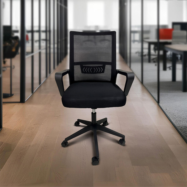 Cadeira De Escritório Com Rodinhas Hy-690 Com Elevador Á Gás