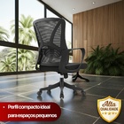 Cadeira De Escritório Diretor Apex - Preta - 10 Cadeiras