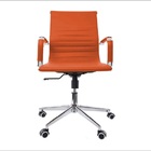 Cadeira De Escritório Diretor Eames Esteirinha Laranja