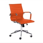 Cadeira De Escritório Diretor Eames Esteirinha Laranja