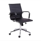 Cadeira De Escritório Diretor Eames Esteirinha Preta
