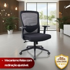 Cadeira De Escritório Diretor Elite - Preta - 10 Cadeiras