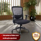 Cadeira De Escritório Diretor Elite - Preta - 1 Cadeira