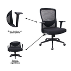 Cadeira De Escritório Diretor Elite - Preta - 6 Cadeiras