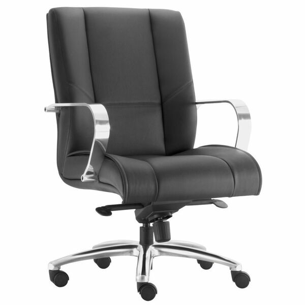 Cadeira De Escritório Diretor Executiva New Onix F02 Couro Ec