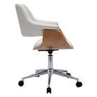 Cadeira De Escritório Diretor Giratória Eleonora Branca