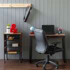 Cadeira De Escritório Diretor Giratória Fitz Com Braços Ajust