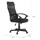 Cadeira De Escritório Diretor Giratória Lourdes Preta