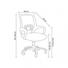 Cadeira De Escritório Diretor Giratória Office Santiago Base